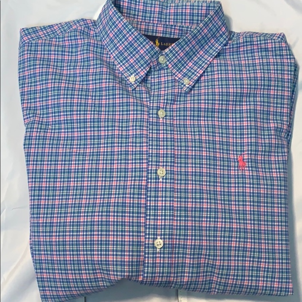 Ralph Lauren Long sleeve plaid shirt
